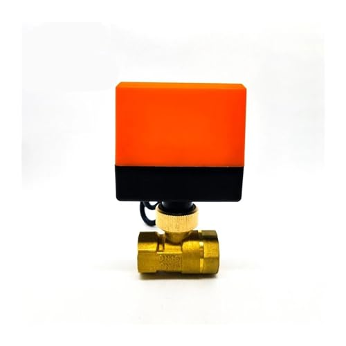 EXHOYAJB 1/2 "3/4" 1 "1-1/4" 1-1/2 "2" elektrische Kugelhahn Messing Klimaanlage Fußbodenheizung Magnetventil Zwei-Wege AC220V DC24V DC12V(2,24VDC) von EXHOYAJB
