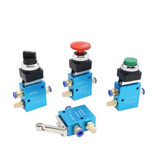 EXHOYAJB 1/4" JM-Serie 2-Positionen-3-Wege-pneumatisches mechanisches Ventil JM-05 JM-06 JM-06A JM-07 Lufthand-Handsteuerventil JM322(Jm-05,Without Fitting) von EXHOYAJB