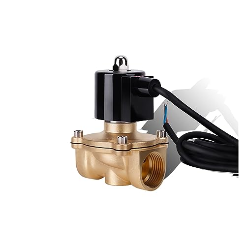 EXHOYAJB 1" normalerweise geschlossenes Messing IP68 wasserdichtes Brunnenmagnetventil 110V 24V 12V 24V Magnetventil for Unterwasser(BSP-110VAC-EPDM-SEAL) von EXHOYAJB