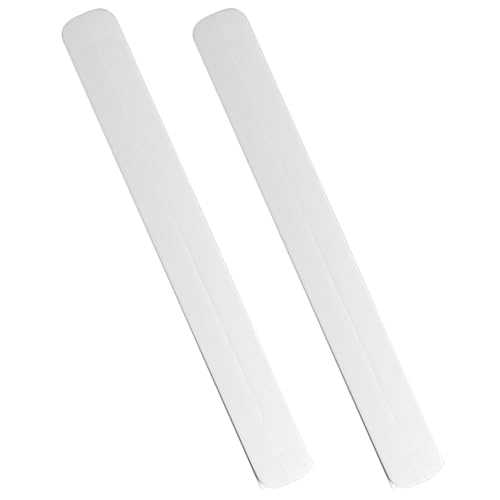 EXHUMKY 1 Paar Selbstklebende Schubladenschienen Robuste Gleitschienen für Schränke Installieren Geeignet für Verschiedene Möbeltypen Weißes Design von EXHUMKY