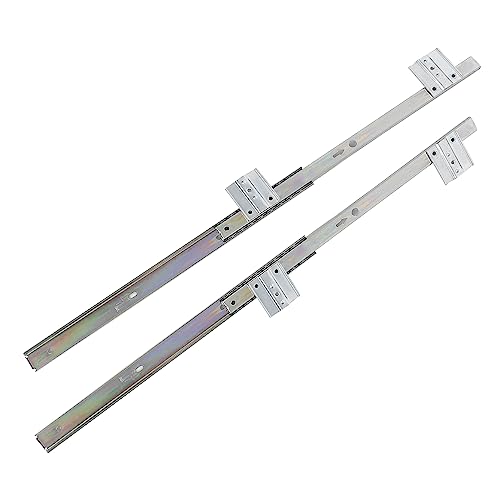 EXHUMKY 1 Paar Tastaturablage mit Ausziehbarem Schubladensystem Ergonomischer Keyboard Ständer für Büro Zuhause Langlebiges Design Einfache Installation Geeignet für Schreibtisch und von EXHUMKY