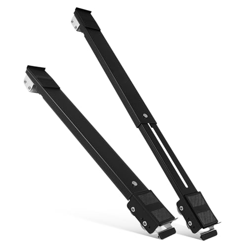 EXHUMKY 1 Paar Waschmaschinenständer mit Robuste Basis für Waschmaschine und Kühlschrank Höhenverstellbar für Einfache Sicheres Verriegelungssystem Multifunktional und Stabil von EXHUMKY