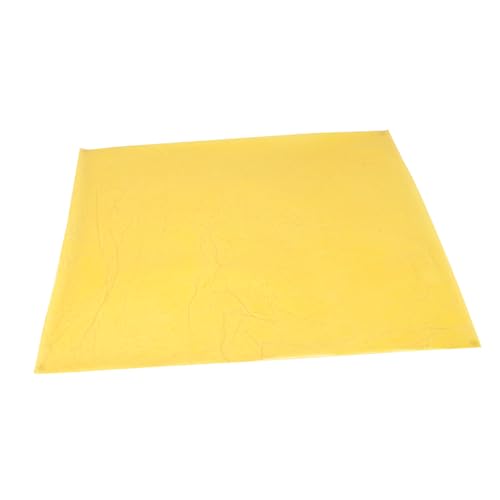 EXHUMKY 1 Rolle Lampenfolie Hochwertigem PVC für DIY Lampenschirme Feuerschutz Lichtdurchlässig Tief Orange mit Zufälligem Muster für Tischlampen Stehlampen Kronleuchter und von EXHUMKY