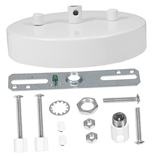 EXHUMKY 1 Satz Deckenbaldachin für Pendelleuchten Robuste Montageplatte für Deckenleuchten Geeignet für Wohnzimmer Restaurant und Bar Design Weiß EXHUMKY 1 Satz Deckenbaldachin für Pendelleuchten Robuste Montageplatte für Deckenleuchten Geeignet für Wohnzimmer Restaurant und Bar Design Weiß von EXHUMKY