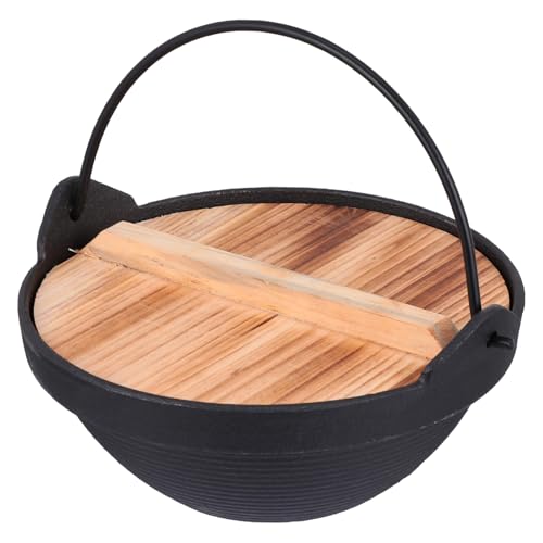 EXHUMKY Gusseisen Campingtopf mit Deckel Hängendes Kochgeschirr Hitzebeständig Outdoor Kochtopf für Bbq und Reisen EXHUMKY Gusseisen Campingtopf mit Deckel Hängendes Kochgeschirr Hitzebeständig Outdoor Kochtopf für Bbq und Reisen von EXHUMKY