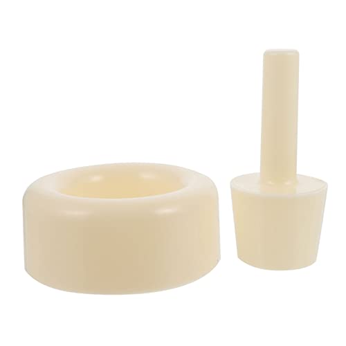 EXHUMKY 1 Satz Eiscreme Schalenform Beige Wiederverwendbare Eisformen für DIY Eiscreme Ergonomisches Design für Zuhause Restaurants und Dessertläden von EXHUMKY