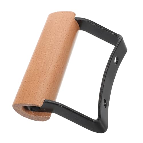 EXHUMKY 1 Satz Ersatz Topfgriff aus Holz mit Antiverbrennungsfunktion Universeller Doppelgriff für Sicheres Handling von Kochgeschirr Robustes Küchenaccessoire für Sichere Nutzung von EXHUMKY