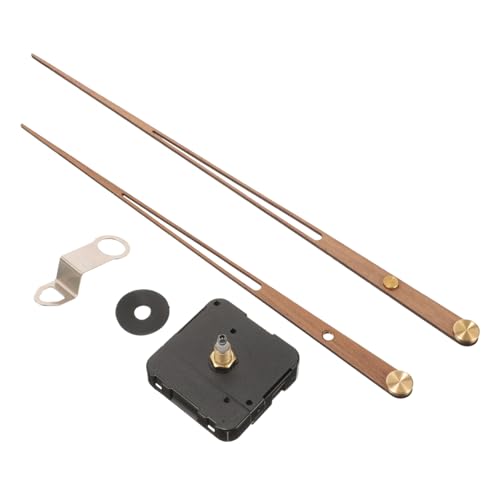 EXHUMKY 1 Satz Großes Uhrwerk Kit mit Hochwertigen Holzzeigern DIY Uhrwerk mit Langschaft für Wanduhr Langlebige und Elegante Uhrenteile für Individuelles Design EXHUMKY 1 Satz Großes Uhrwerk Kit mit Hochwertigen Holzzeigern DIY Uhrwerk mit Langschaft für Wanduhr Langlebige und Elegante Uhrenteile für Individuelles Design von EXHUMKY