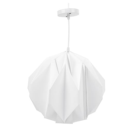 EXHUMKY 1 Satz Nordic Style Pendelleuchte Dekorative Papierlaterne mit Moderne Deckenlampe für Gemütliche Wohnräumen Cafés und von EXHUMKY