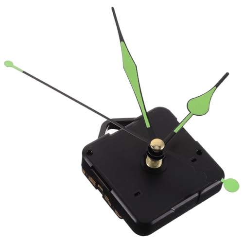 EXHUMKY 1 Satz Wanduhr Mechanismus mit Leuchtenden Zeigern und Motor für DIY Uhr Projekte Geräuschloses Quarzwerk Geeignet für Individuelle Wanduhren und Bastelarbeiten von EXHUMKY