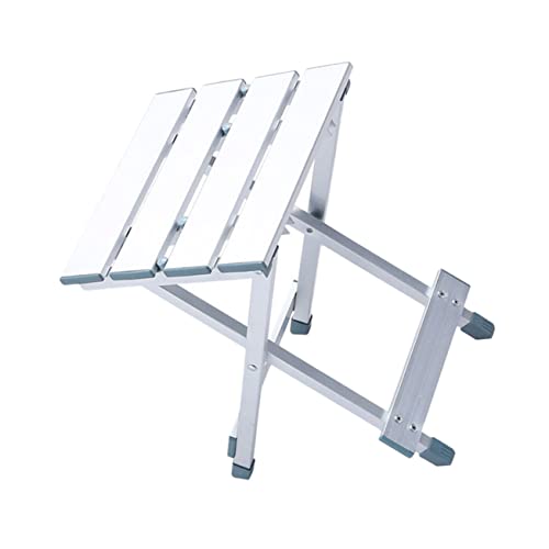 EXHUMKY 1 Stück Aluminium Klappstuhl für Outdoor Camping Tragbar und Leicht für Garten und Picknick Starke Tragfähigkeit und Praktisch von EXHUMKY