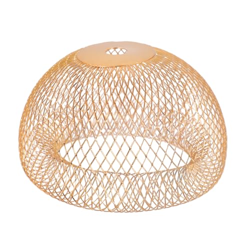 EXHUMKY 1 Stück Dekorativer Eisenlampenschirm Gold Vintage Design Hängelampe für Stilvolle Wohnräume Geeignet für Wohnzimmer für Einweihungspartys EXHUMKY 1 Stück Dekorativer Eisenlampenschirm Gold Vintage Design Hängelampe für Stilvolle Wohnräume Geeignet für Wohnzimmer für Einweihungspartys von EXHUMKY