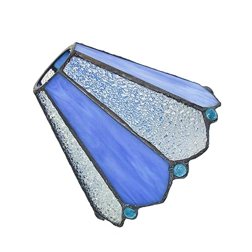 EXHUMKY 1 Stück Lampenschirm Dekorativer Lampenschirm für Hängeleuchten und Deckenlampen Fassung Blauer Diamant Design Installieren für Warme Jedem von EXHUMKY