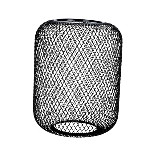 EXHUMKY 1 Stück Moderne Deckenlampe Metall Schwarz Eleganter Lampenschirm mit Hohlraum Design für Stilvolle Wohnräume von EXHUMKY