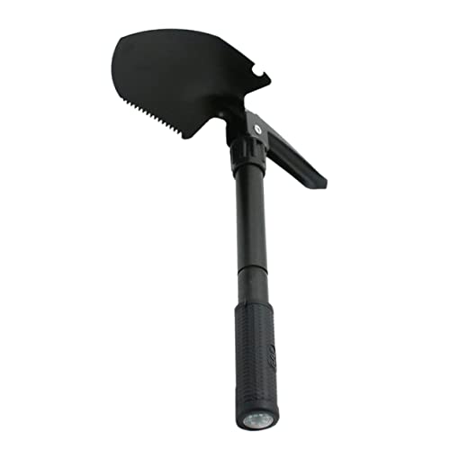 EXHUMKY 1 Stück Multifunktionale Faltbare Gartenschaufel Robuste Outdoor Gartenwerkzeug für Camping Gartenarbeit und Wandern mit Rutschfestem Griff und Leichtem Design von EXHUMKY