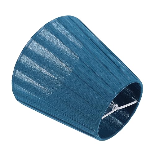 EXHUMKY 1 Stück Nordic Blauer Lampenschirm Stoff Dekorativer Lampenschirm für Tischlampen Wandlampen Deckenleuchten Langlebiges Design für Zuhause Hotel Studium von EXHUMKY