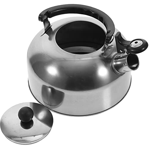 EXHUMKY 1 Stück Teekessel mit Pfeif Funktion Robuster Wasserkocher für Induktions und Gasherde mit Integriertem Kalkfilter für Tägliches Teekochen und Wasseraufkochen EXHUMKY 1 Stück Teekessel mit Pfeif Funktion Robuster Wasserkocher für Induktions und Gasherde mit Integriertem Kalkfilter für Tägliches Teekochen und Wasseraufkochen von EXHUMKY