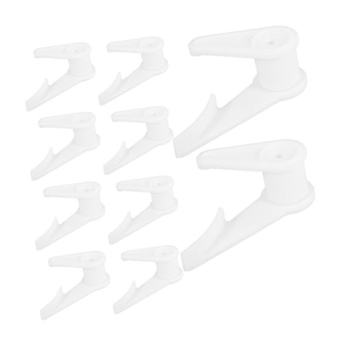 EXHUMKY 10 Stück Lampenschirm Clips für Deckenleuchten Plastikklemmen für Sichere Befestigung von Lampenschirmen und Lampenplatten Einfache Installation und Langlebig von EXHUMKY