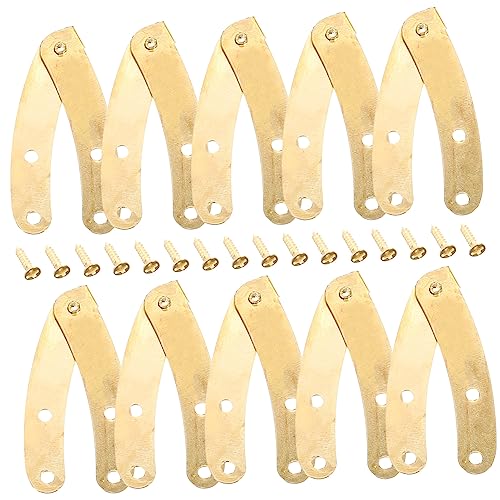 EXHUMKY 10 Stück Teiliges Scharniere für Klappdeckel Ersatzdeckelstützen für Holzkisten Geeignet für Spielzeugkisten und Weinkisten Installieren Robust und Langlebig EXHUMKY 10 Stück Teiliges Scharniere für Klappdeckel Ersatzdeckelstützen für Holzkisten Geeignet für Spielzeugkisten und Weinkisten Installieren Robust und Langlebig von EXHUMKY