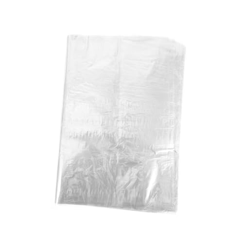 EXHUMKY 100 Stück Schrumpfbeutel Transparentes Hitzeversiegelbares Verpackungsbeutel für Geschenkverpackung Aufbewahrung und Schutz von Schuhen Gläsern und anderen Gegenständen von EXHUMKY