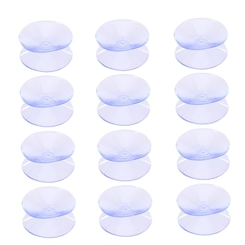 EXHUMKY 12 Stück rutschfeste Matte doppelseitige Pads transparente Saugnäpfe saugnapf durchsichtige Saugnäpfe aus Tischsauger aus Glas verdickte Saugersaugne EXHUMKY 12 Stück rutschfeste Matte doppelseitige Pads transparente Saugnäpfe saugnapf durchsichtige Saugnäpfe aus Tischsauger aus Glas verdickte Saugersaugne von EXHUMKY