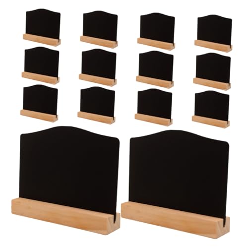 EXHUMKY 16 Stück Teiliges Mini Holz Doppelseitiges Kreidetafel mit Ständer Tragbare Beschreibbare Schwarze Tafeln für Restaurant Menükarten Buffet Tischkarten Vielseitige Memo und EXHUMKY 16 Stück Teiliges Mini Holz Doppelseitiges Kreidetafel mit Ständer Tragbare Beschreibbare Schwarze Tafeln für Restaurant Menükarten Buffet Tischkarten Vielseitige Memo und von EXHUMKY