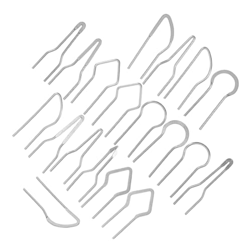 EXHUMKY 19 Stück Pyrograph-stiftspitze Holzbrennspitzen Aus Draht Holzhandwerkstipps Holzverbrennungsmaschine Tipp Brandmalerei-federn Holzbefeuerte Drahtspitzen Eisen Grey von EXHUMKY