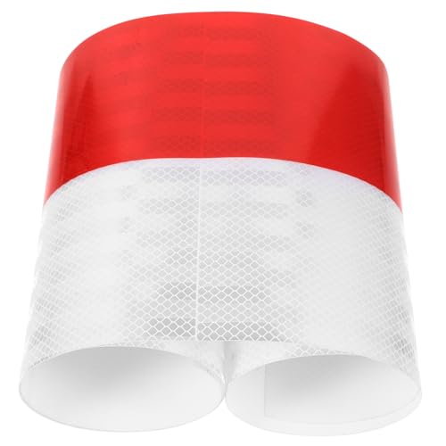 EXHUMKY 1Rolle Reflektierendes Klebeband Warnmarkierung für Straßenbolzen Elektrische Pole Selbstklebend Hohe Sichtbarkeit Vielseitige Anwendung Einfache Installation EXHUMKY 1Rolle Reflektierendes Klebeband Warnmarkierung für Straßenbolzen Elektrische Pole Selbstklebend Hohe Sichtbarkeit Vielseitige Anwendung Einfache Installation von EXHUMKY
