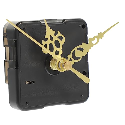 EXHUMKY Selbstgemacht Uhrwerk Satz Für Wanduhr Austauschbares Uhrmechanismus Mit Zeigern Stummes Uhrwerk Aus Kunststoff Für 10-12cm Uhren Ersatzteile Für Basteluhren von EXHUMKY