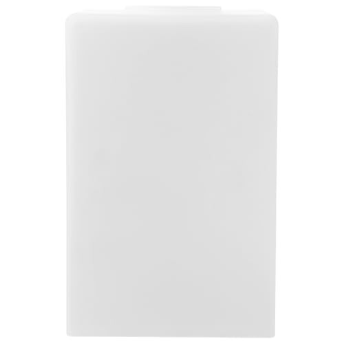 EXHUMKY 1Stück Glaslampenschirm für Deckenleuchten Dekorative Lampenabdeckung Quadratisches Mattiertes Design Installieren Passend für Verschiedene von EXHUMKY