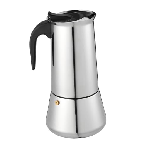 EXHUMKY 1Stück Kaffeekanne Tragbarer Espresso Maker für Induktionsherde und Offene Hochwertiges Lebensmittelechtes Material Komfortabler EXHUMKY 1Stück Kaffeekanne Tragbarer Espresso Maker für Induktionsherde und Offene Hochwertiges Lebensmittelechtes Material Komfortabler von EXHUMKY