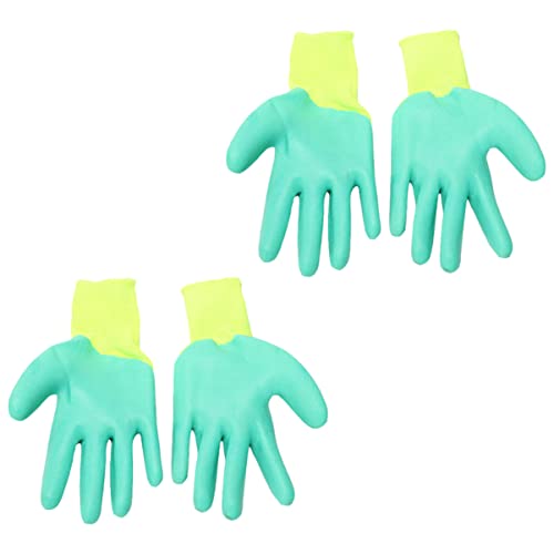 EXHUMKY Bissfeste Hamster Handschuhe – 2 Paar Anti Biss Schutzhandschuhe für Haustierpflege für Training von Kleinen Tieren Leicht und Auszuziehen von EXHUMKY