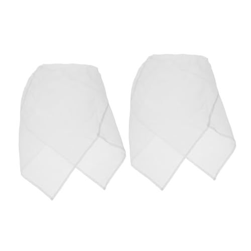 EXHUMKY 2 Stück Beutel mit gedämpftem Reis Herdmatte feinmaschiges Sieb Sushi-Reis-Kochserviette Reiskochernetz Dampfer-Liner-Pad Reiskocher-Serviette Reisdampfeinsatz Dampfpads Nylon Weiß von EXHUMKY