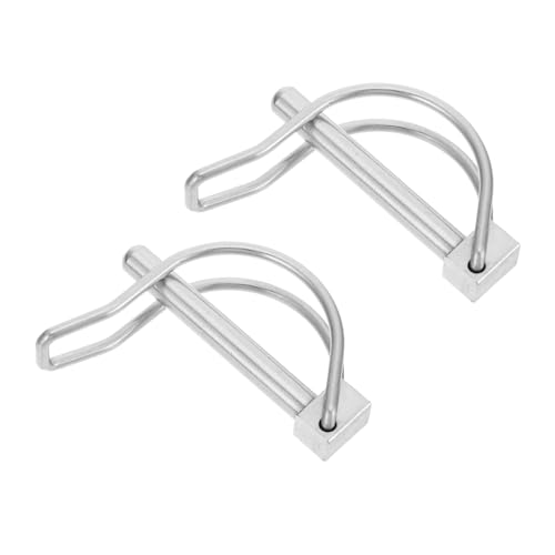 EXHUMKY 2 Stück Edelstahl Sicherheitsfederbolzen Anhängerkupplung Schnellverschluss für Boot Landwirtschaft Garten Lkw mit Korrosionsschutz und Einfacher Handhabung EXHUMKY 2 Stück Edelstahl Sicherheitsfederbolzen Anhängerkupplung Schnellverschluss für Boot Landwirtschaft Garten Lkw mit Korrosionsschutz und Einfacher Handhabung von EXHUMKY