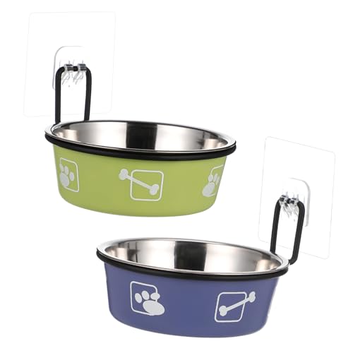 EXHUMKY 2 Stück Erhöhter Hängender Katzennapf aus Futter und Wassernapf für Katzen rutschfest Einfache Installation 12cm für Haustiere Geeignet EXHUMKY 2 Stück Erhöhter Hängender Katzennapf aus Futter und Wassernapf für Katzen rutschfest Einfache Installation 12cm für Haustiere Geeignet von EXHUMKY
