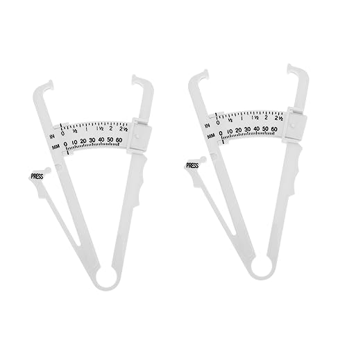 EXHUMKY 2 Stück Handheld Hautfaltenmessgerät für Männer und Präzises Körperfettmessgerät mit Tragbar und Benutzerfreundlich für Fitness und Körperanalyse EXHUMKY 2 Stück Handheld Hautfaltenmessgerät für Männer und Präzises Körperfettmessgerät mit Tragbar und Benutzerfreundlich für Fitness und Körperanalyse von EXHUMKY