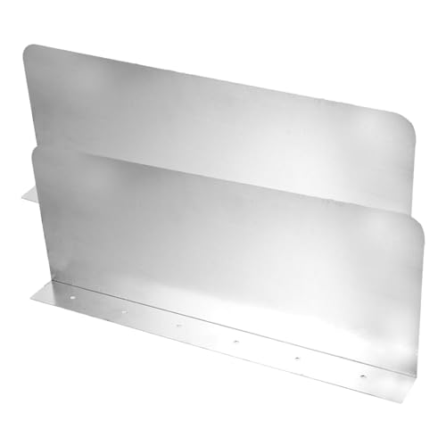 EXHUMKY 2 Stück Küchenspüle Spritzschutz Baffle Platten Splash Guard für Waschbecken Einsetzbar Einfache Installation Langlebig und Funktional von EXHUMKY