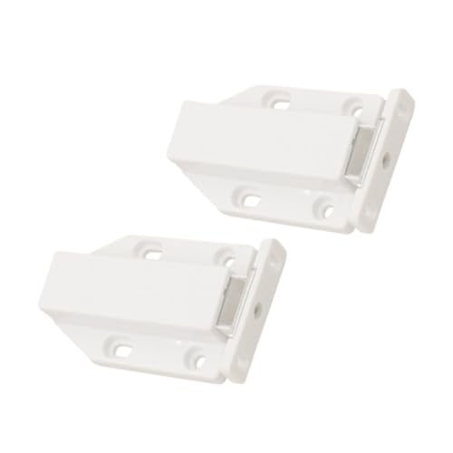 EXHUMKY 2 Stück Magnetischer Push Touch Latch aus Rostfreiem Stahl Robuster und Langlebiger Schrankverschluss mit Automatischem Schließen Geeignet für Möbel Schränke Küchen und Büros von EXHUMKY