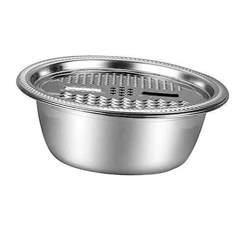EXHUMKY 2 Stück Multifunktionales Teiliges Reibebasin Set Robuste Reibe mit Filterfunktion und Breitem Design für Sicheres Kochen und Einfache von Obst und Gemüse EXHUMKY 2 Stück Multifunktionales Teiliges Reibebasin Set Robuste Reibe mit Filterfunktion und Breitem Design für Sicheres Kochen und Einfache von Obst und Gemüse von EXHUMKY