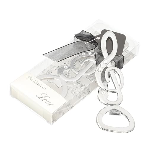 EXHUMKY 2 Stück Silberne Notenform Flaschenöffner Kreative für Bierliebhaber aus Hochwertigem Metall Tragbar und Einfach zu für Camping und Partys EXHUMKY 2 Stück Silberne Notenform Flaschenöffner Kreative für Bierliebhaber aus Hochwertigem Metall Tragbar und Einfach zu für Camping und Partys von EXHUMKY