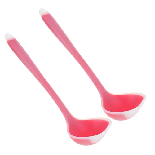 EXHUMKY 2 Stück Silikon Suppenkellen Lange Griffe Bpa Frei Hitzebeständig Spülmaschinenfest Praktische Haushaltslöffel für Suppe und Reis Rutschfest und Leicht zu Reinigen EXHUMKY 2 Stück Silikon Suppenkellen Lange Griffe Bpa Frei Hitzebeständig Spülmaschinenfest Praktische Haushaltslöffel für Suppe und Reis Rutschfest und Leicht zu Reinigen von EXHUMKY