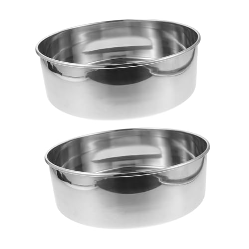 EXHUMKY 2 Stück Teiliges Edelstahl Zuckerwatte Schüssel Professionelle Runde Candy Pan Kompatibel mit Zuckerwatte Maschine Hitzebeständig Langlebig Effizienzsteigernd für Gewerbe EXHUMKY 2 Stück Teiliges Edelstahl Zuckerwatte Schüssel Professionelle Runde Candy Pan Kompatibel mit Zuckerwatte Maschine Hitzebeständig Langlebig Effizienzsteigernd für Gewerbe von EXHUMKY