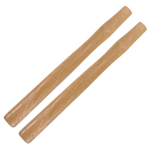 EXHUMKY 2 Stück Teiliges Hammergriff aus Holz Ersatz Hammerstiel Robust Rutschfest Stoßdämpfend Komfortabler Griff Passend für Werkzeugreparatur und Handwerk EXHUMKY 2 Stück Teiliges Hammergriff aus Holz Ersatz Hammerstiel Robust Rutschfest Stoßdämpfend Komfortabler Griff Passend für Werkzeugreparatur und Handwerk von EXHUMKY