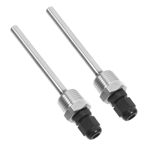 EXHUMKY 2 Stück Temperaturfühler Tauchhülsen für Wasserheizer Thermometer mit Schweißfreiem Design für Einfache Installation und Vielseitige Anwendungen EXHUMKY 2 Stück Temperaturfühler Tauchhülsen für Wasserheizer Thermometer mit Schweißfreiem Design für Einfache Installation und Vielseitige Anwendungen von EXHUMKY