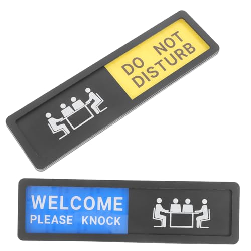 EXHUMKY 2 Stück Türschild Schieberegler für Privatsphäre Design für Büro und Konferenzräume aus Robustem Gefertigt für Dekoration von EXHUMKY