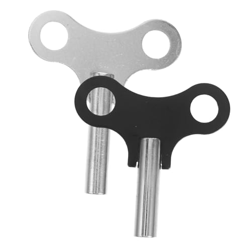 EXHUMKY 2 Stück Uhrwerk Schlüssel Robuste Metall Winde für Wanduhren und Wecker Professionelles Werkzeug für Uhrmacher für Heimwerker und Profis EXHUMKY 2 Stück Uhrwerk Schlüssel Robuste Metall Winde für Wanduhren und Wecker Professionelles Werkzeug für Uhrmacher für Heimwerker und Profis von EXHUMKY