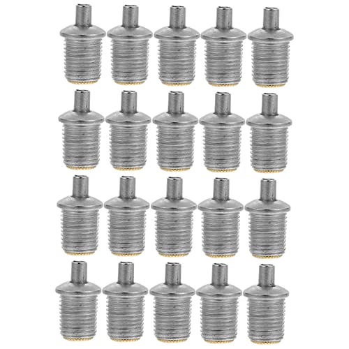 EXHUMKY 20 Stück Kabelklemmenset für Drahtseil Verstellbare Clips für Kronleuchter und Pendelleuchten Langlebige und Stabile Befestigungen für Decken und Tischbeleuchtung von EXHUMKY