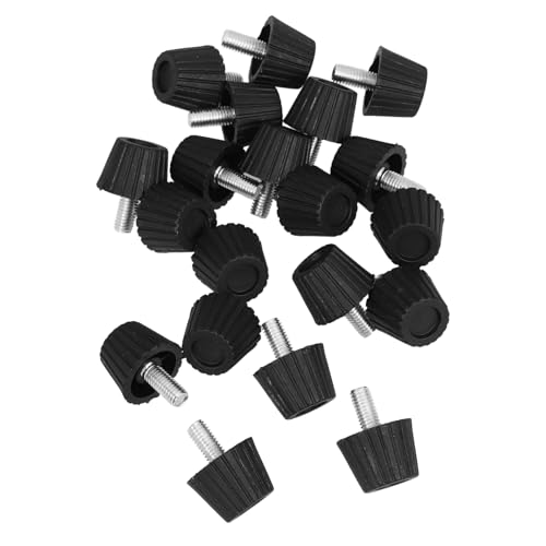 EXHUMKY 20 Stück Verstellbare Möbel Nivellierfüße Teiliges Höhenverstellbare Schraubfüße für Tische Stühle und Sofas rutschfest und Geräuschreduzierend Bodenschutz für Verschiedene von EXHUMKY
