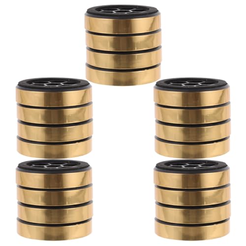 EXHUMKY 20stücke Lautsprecherfüße Subwoofer Isolationspads rutschfeste Füße Für Audio-geräte Plattenspieler Recorder Langlebig Und von EXHUMKY