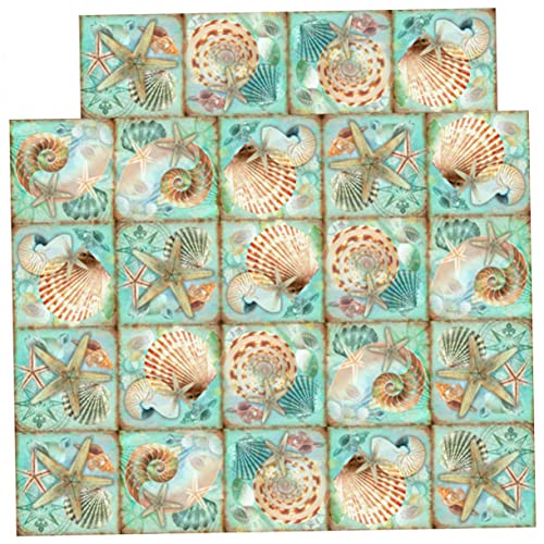 EXHUMKY 24 Stück Wasserdichte Meeresschnecken Fliesenaufkleber Selbstklebende Fliesensticker für Badezimmer Küche Wohnzimmer Vintage Deko für Zuhause EXHUMKY 24 Stück Wasserdichte Meeresschnecken Fliesenaufkleber Selbstklebende Fliesensticker für Badezimmer Küche Wohnzimmer Vintage Deko für Zuhause von EXHUMKY
